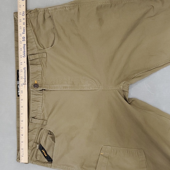Ariat Rebar M4 pants men's 42 ×30L  field khaki  relaxed straight leg made tough - Picture 6 of 16